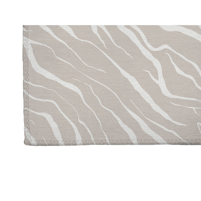 Tapis d'extérieur antidérapant Lush Cracks, Rectangulaire 3 pi x 5 pi
