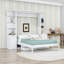 Grand lit escamotable peu encombrant avec bureau intégré et tiroirs de rangement, tablettes-1685717652