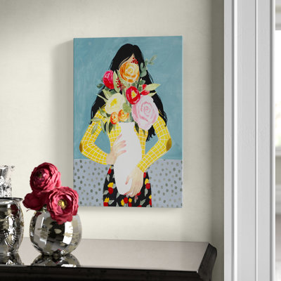Flower Vase Girl II by Grace Popp - Painting