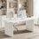 Bureau d'ordinateur simple avec l 62,99 po Girace