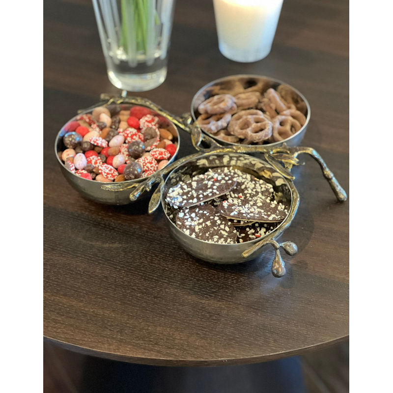 Desserte à trois bols