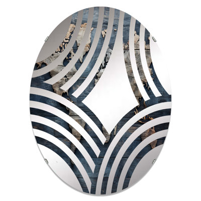 Miroir mural oval