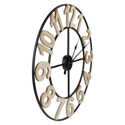 Horloge murale 24 po à pile