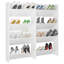 Wall Shoe Cabinets 4 pcs Engineered Wood-872671345