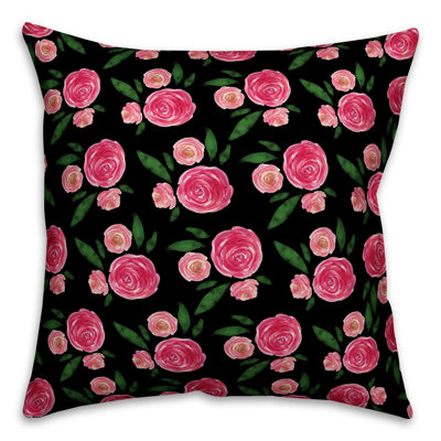  Peony Throw Pillow