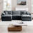 Kaoruko Oversized Modular Cushioned Sofa With Conversible Ottoman, 3-seater Sofa With 2 Footstools-103484712
