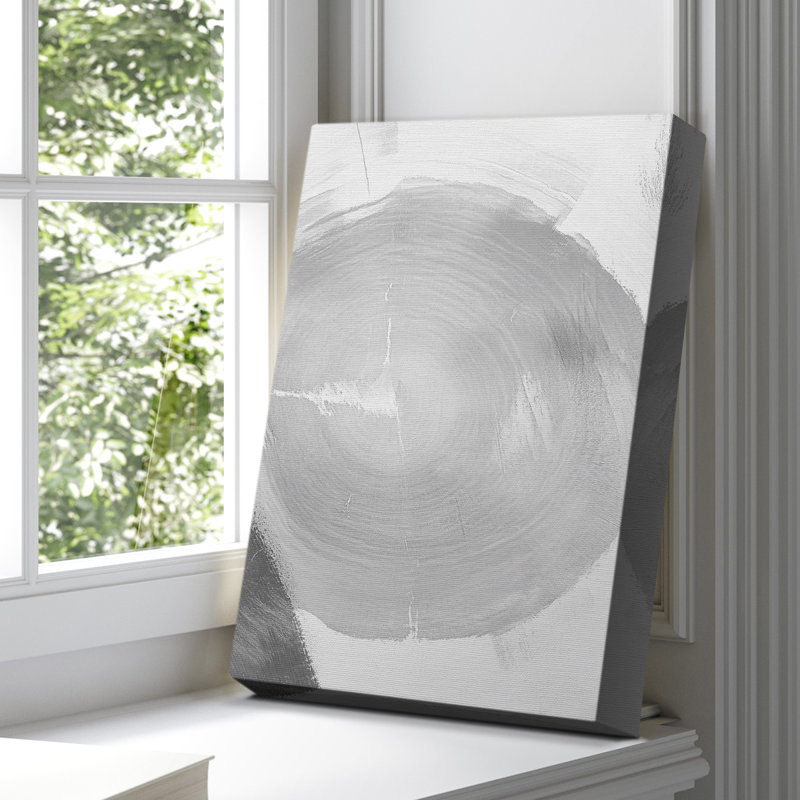 Toile tendue avec châssis abstrait, abstrait, H 27 po x l 18 po