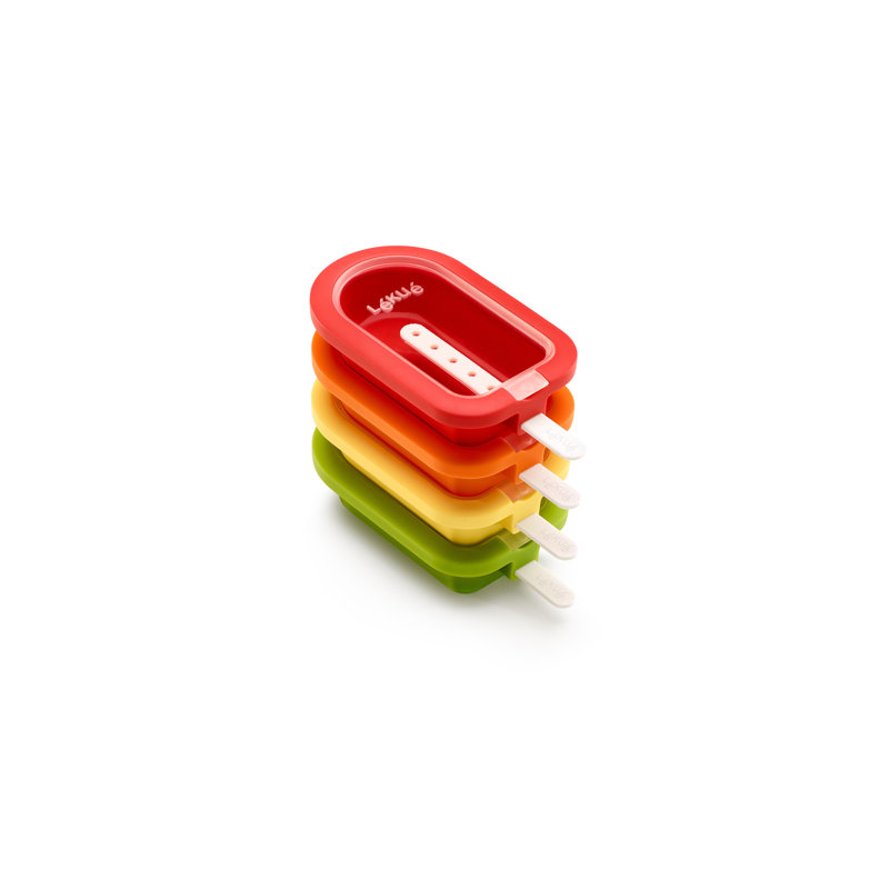 Lékué Stackable Ice Pop Molds, Set of 4