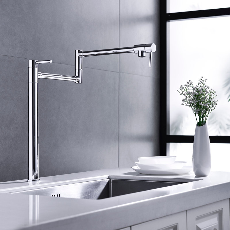 GAWEZA Kitchen Faucet, Chrome