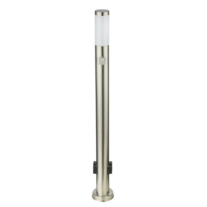 Mizpah Silver Integrated LED Stainless Steel Pathway Light