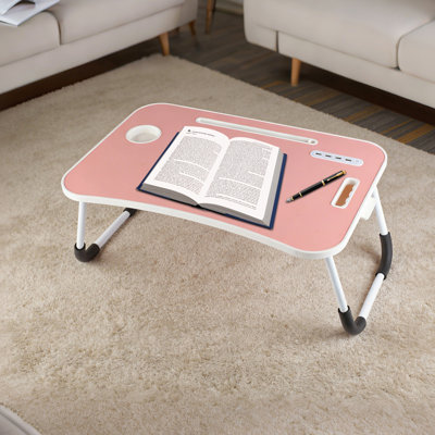 Laptop Desk for Bed Couch, Portable Laptop Stand for Desk,Foldable Bed Table for Laptops and Writing