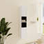 Armoire de salle de bain murale avec rangement ouvert et fermé