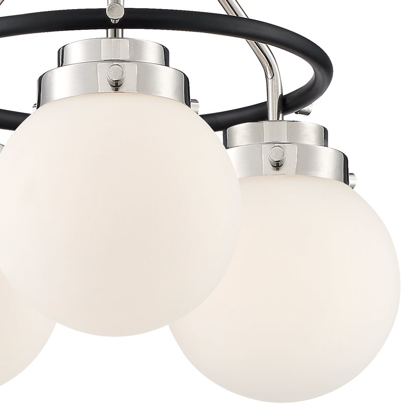 Lustre sphérique unique à 3 lumières Kline