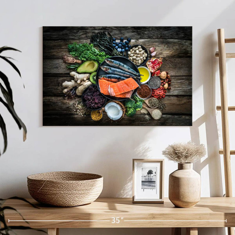 Yarlin Good And Healthy Food, 32" H x 48" W