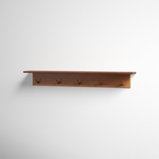 Kamal Entryway Multi-Hook Wall Shelf