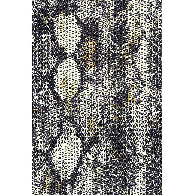 Luxurious Woven Carpet Rug, 2.6 x 4.0 ft | 100% Polyester, 0.4 in Pile Height | Antibacterial & Non-Slip PVC Dot Underside | Machine Washable, 3D Digital Printing | Perfect for Living Room & Bedroom Decor