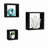 Akasha Floating Shelves- Cube Wall Shelf Set with Hidden Brackets, 3 Sizes to Display Décor, Books, Photos, More- Hardware Included-226456843