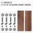 Ternes 2 Piece Pine Industrial Pipe Shelves-1392533422