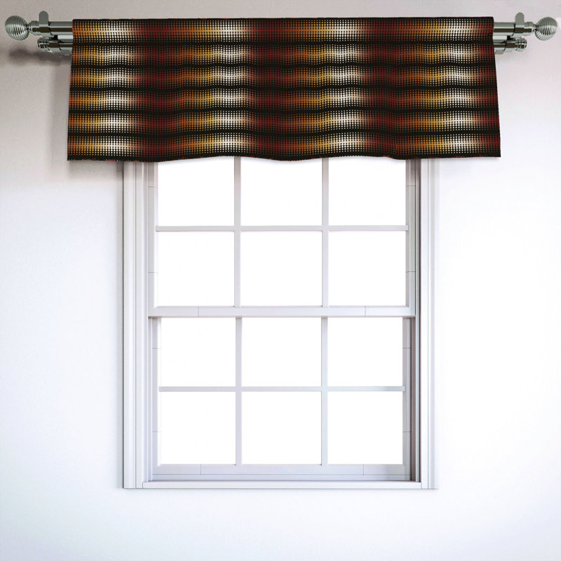 Sateen Ruffled Window Valance