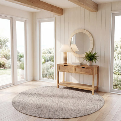Marblehead 975 Area Rug in Gray / Ivory