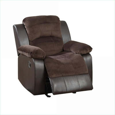 Faux Leather Recliner