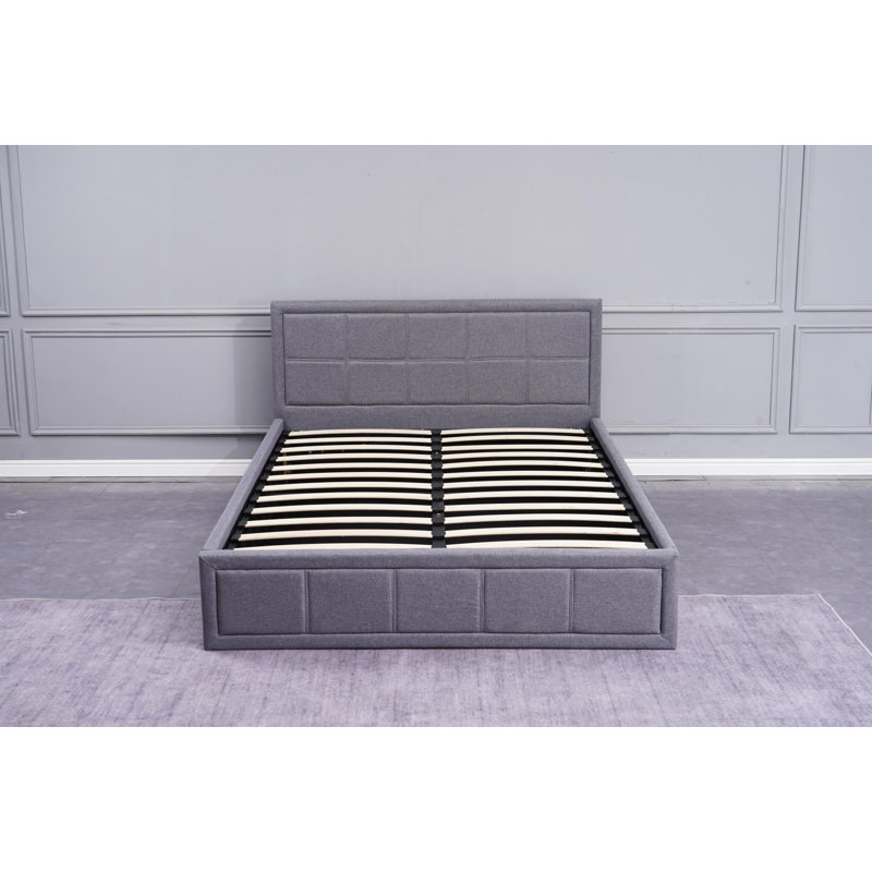 Hovea Upholstered Ottoman Storage Bed, Double (4'6)