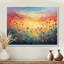 Coucher de soleil fleurs sauvages dans la nature I - Art mural fleurs sauvages-2090221233-2090221240-2090221190