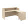 Arrive 72W x 72D Reception L Desk with 3 Drawer Mobile Pedestal