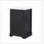 Meuble-lavabo de 20 po avec lavabo, armoire de salle de bain avec porte à fermeture douce, support de rangement et tablette réglable, noir-418667510