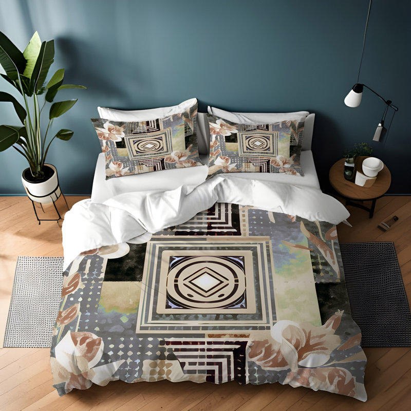 Duvet Cover, Twin Duvet Cover + 1 Queen Sham