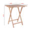 Table pliante Ellis avec bois au fini naturel, H 29,46 po x L 23,72 po x P 23,84 po