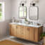 KRAUS Elavo. Lavabo de salle de bain rectangulaire encastré en céramique blanche avec trop-plein, KCU-244