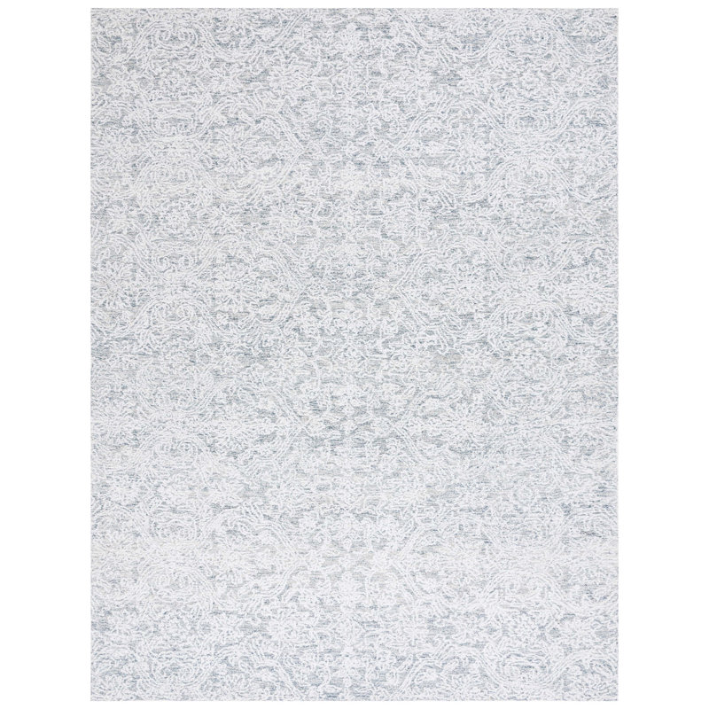 Ebony Hand Tufted Performance Abstract Rug, Rectangle 8' x 10'