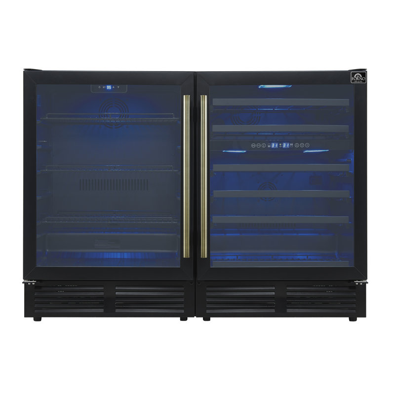 Gemello 48" Wine/Beverage Cool Black, Black