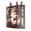 2 - Light Flush Mounted Sconce