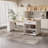 80.7" L  Kitchen Island With Expandable Dining Table （Without Dining Chairs)-1674240285