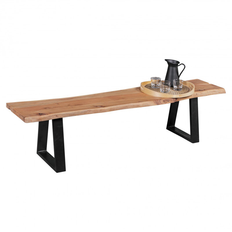 Wyncote Solid Wood Bench, 45 cm H x 160 cm W x 40 cm D