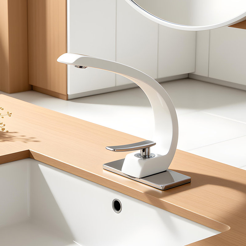 Single-Hole Single-Handle Bathroom Faucet