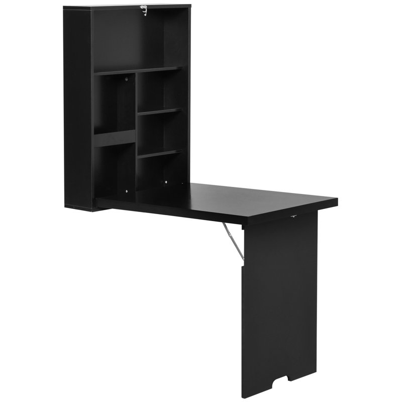 L-Shaped Floating Desk