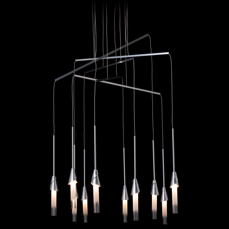 Lilium 10-Light Mobile Pendant, 70", Sterling