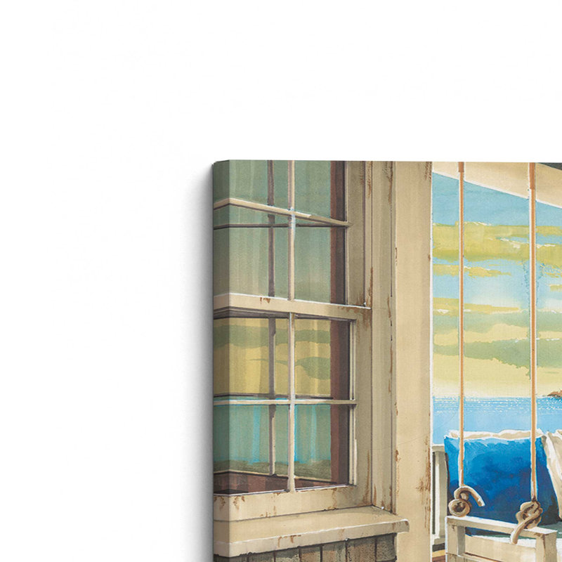 «Sunset Conversations» par John Rossini, reproduction d'art, L 40 x H 30, Ne s’applique pas, Toile non encadrée