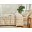 DONEUS Striped Duvet Cover Set 100% Washed Cotton Linen Like Soft Feelling 3 Pieces Bedding Set-121887707-121887704