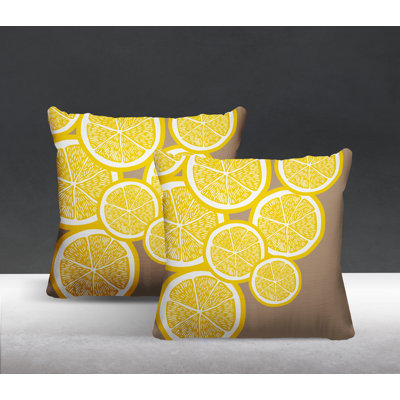 Outdoor Reversible Throw Pillow