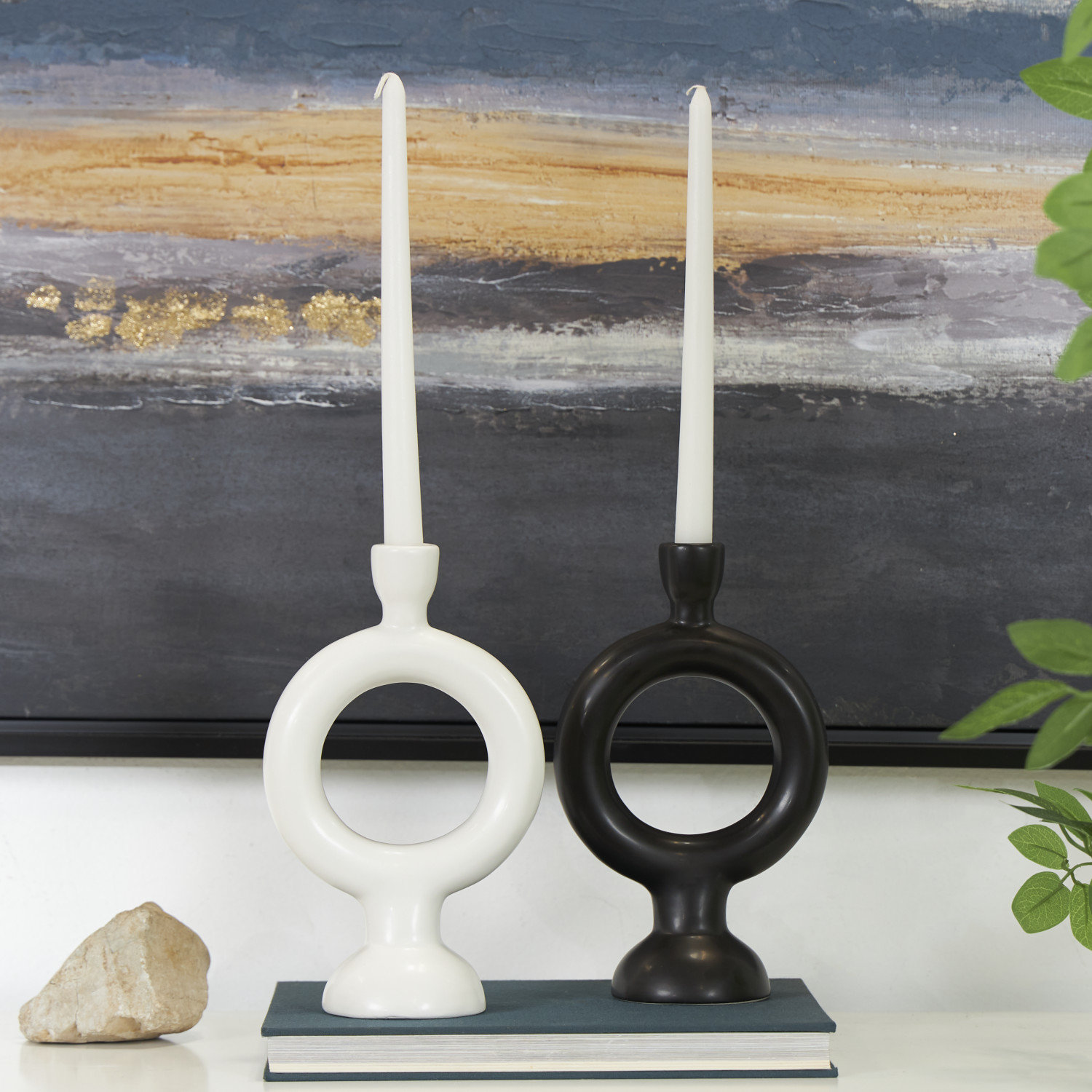 Mable Candlestick Holder