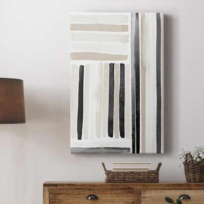 Neutral Lines I -Gallery Wraraped Cavas