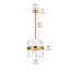 Luminaire suspendu rond en cristal Athol 12 pouces noir-1033408596-1033430242-944672055