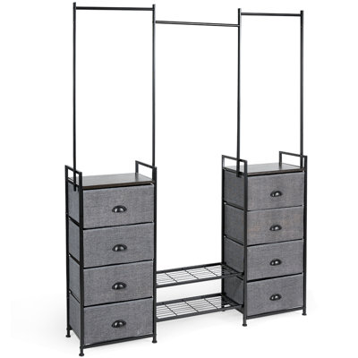 Enlil 146 cm Clothes Rack