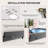 Ebern Designs Rectangle Full Length Metal Wall Mirror Set Home Gym Mirror with Tempered Glasses-1243519920-1243519927