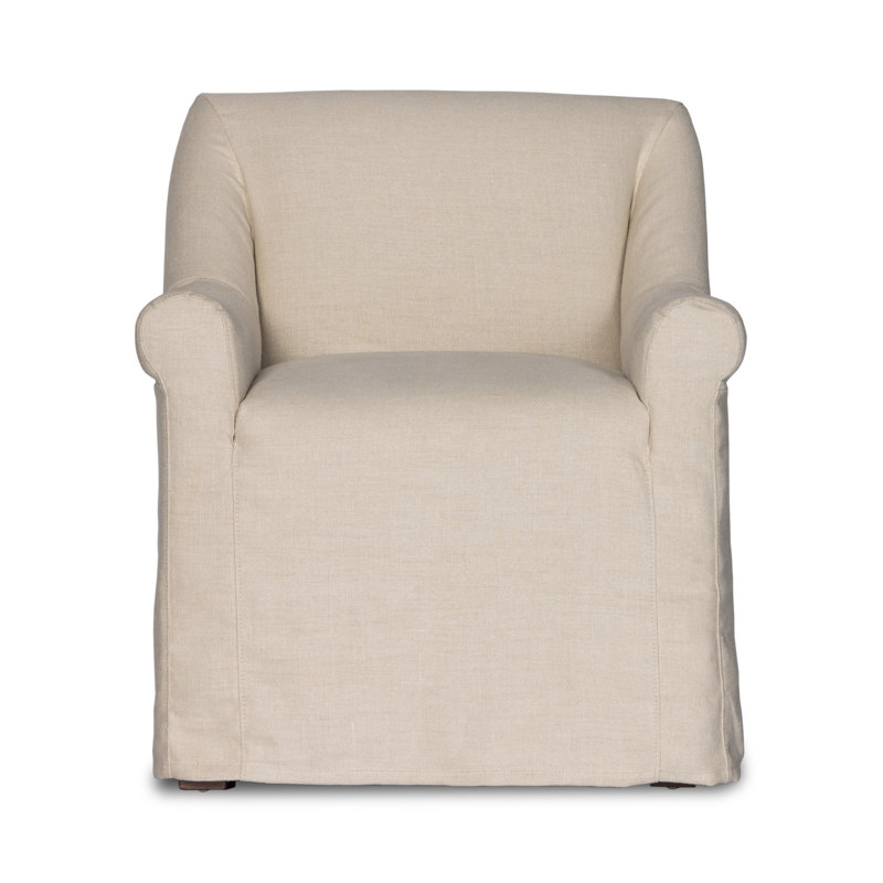 Bridges Upholstered Arm Chair, Brussels Natural