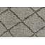 Tapis gris nouvel âge en laine 5 pi x 7 pi 11 po Frachia